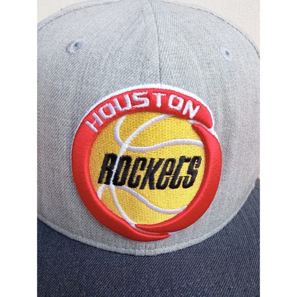 New Era 59fifty Adult Hat Houston Rockets Hardwood Classics Gray Size M/L - Picture 5 of 9